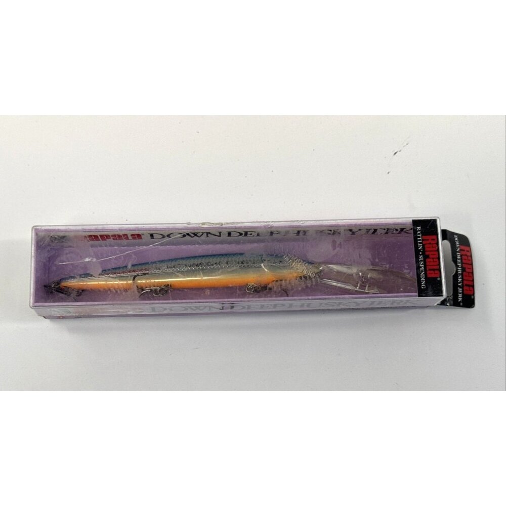 Rapala Down Deep Husky Jerk Silver Blue 5 1/2" 13/16 oz Fishing Lure DHJ-14 NEW